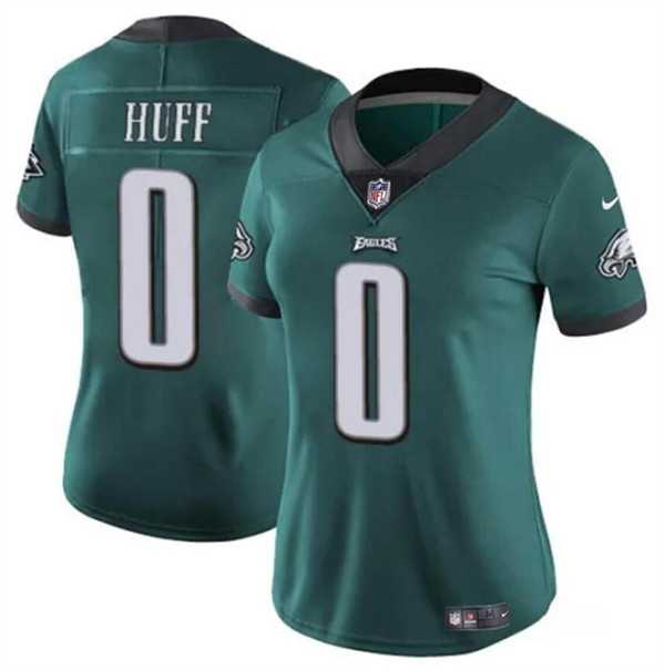 Women%27s Philadelphia Eagles #0 Bryce Huff Green Vapor Untouchable Limited Football Stitched Jersey Dzhi
